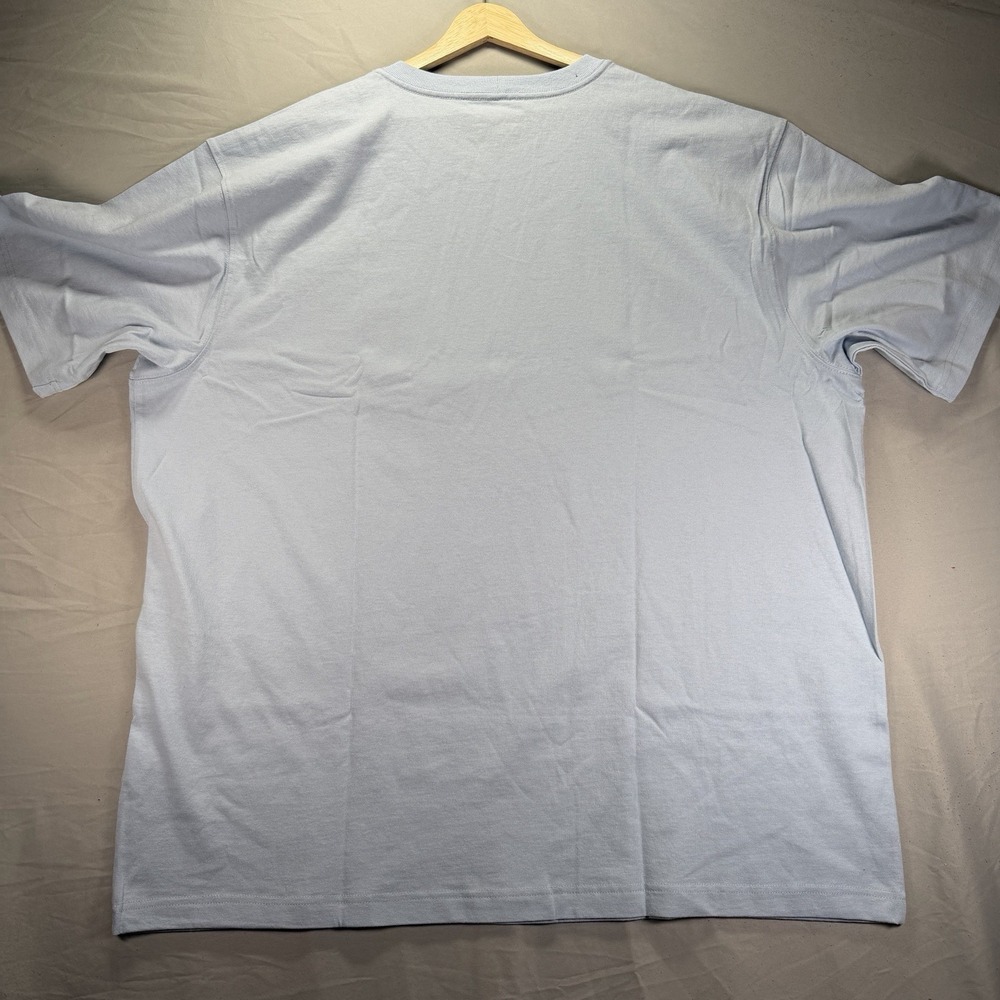 Carhartt Pocket T Shirt Mens 2XL Blue Short Sleeve Work Loose Fit Cotton NWT - Picture 4 of 9